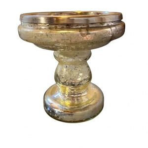 Better Homes Glass Pillar-taper Candle Holder